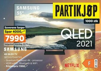 POWER 4k qled tv tilbud