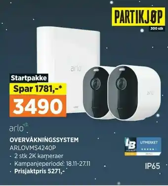 POWER Overvåkningssystem tilbud