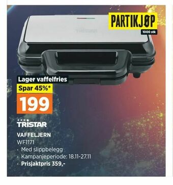 POWER Vaffeljern tilbud