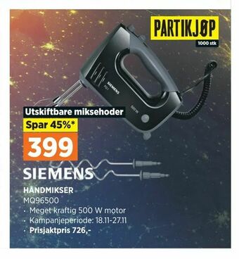 POWER Håndmikser tilbud