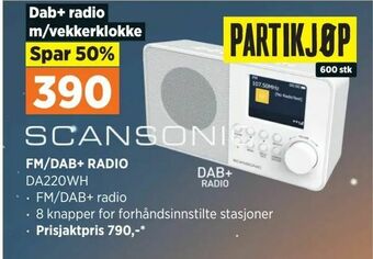 POWER Fm/dab+ radio tilbud