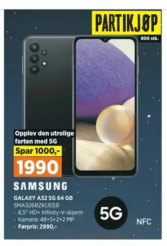 POWER Galaxy a32 5g 64 gb tilbud