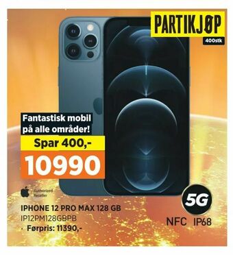 POWER Iphone 12 pro max 128 gb tilbud
