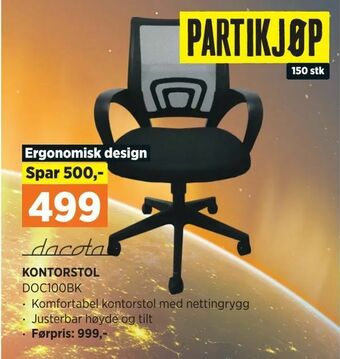 POWER Kontorstol tilbud