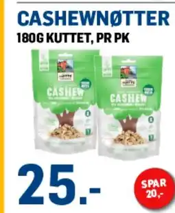 Price Lagerbutikk Cashewnøtter tilbud
