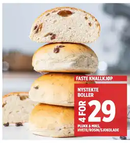 Meny NYSTEKTE BOLLER tilbud