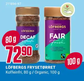 Europris LÖFBERGS FRYSETØRRET tilbud