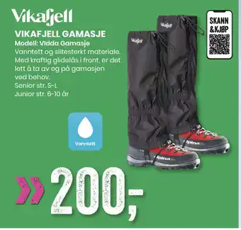 Sport Outlet VIKAFJELL GAMASJE tilbud