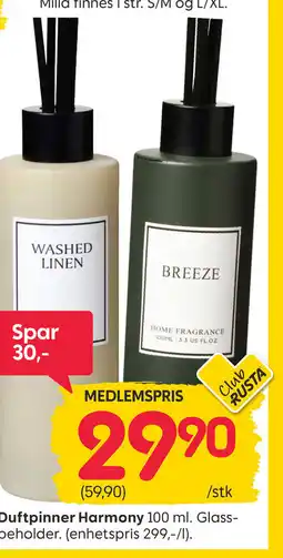 Rusta Duftpinner Harmony tilbud