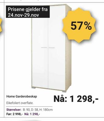 Home Garderobeskap