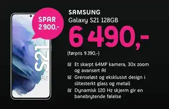 ELON Samsung Galaxy S21 128GB tilbud