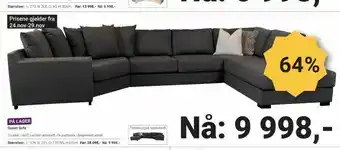 A-Møbler Queen Sofa tilbud