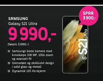 ELON Samsung Galaxy S21 Ultra tilbud