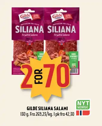 Coop Prix GILDE SILIANA SALAMI tilbud