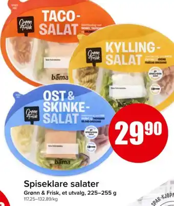 Spar Grønn & Frisk Spiseklare salater tilbud