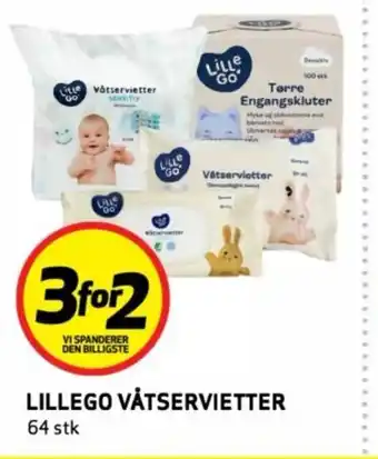 Bunnpris LILLEGO Vätservietter tilbud