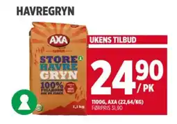 Meny AXA Havregryn tilbud