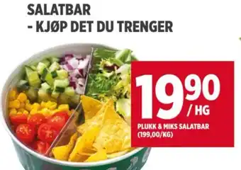 Meny Salatbar tilbud