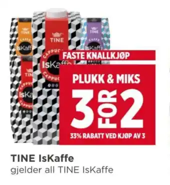 Meny TINE Iskaffe tilbud