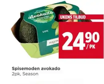 Meny Spisemoden avokado tilbud