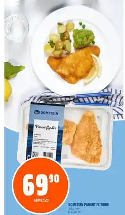 Coop Obs Domstein panert flyndre tilbud