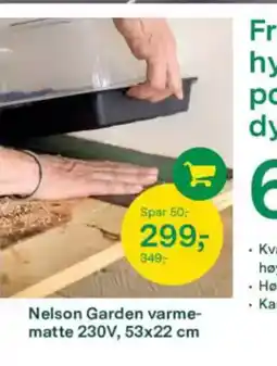 Felleskjøpet Nelson garden varme- matte 230v, tilbud