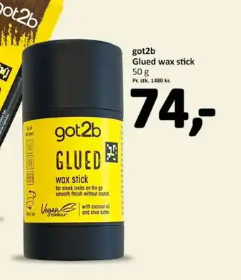 Normal GOT2B Glued wax stick tilbud