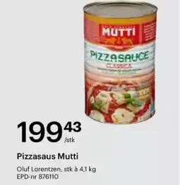 Storcash MUTTI Pizzasaus tilbud