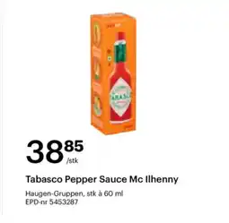 Storcash Tabasco pepper sauce mc ilhenny tilbud