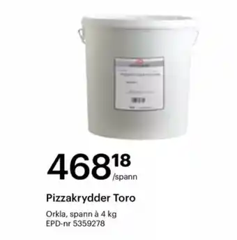 Storcash Pizzakrydder toro tilbud