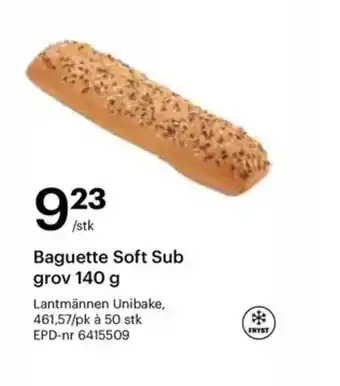 Storcash Baguette soft sub grov tilbud