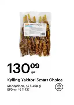 Storcash Kylling yakitori smart choice tilbud