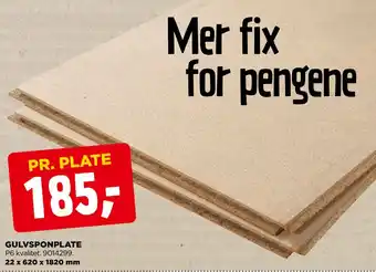 jem & fix GULVSPONPLATE tilbud