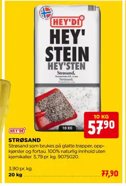 jem & fix STRØSAND tilbud