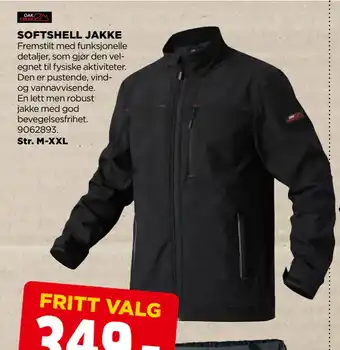 jem & fix SOFTSHELL JAKKE tilbud