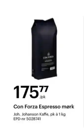 Storcash Con forza espresso mørk tilbud