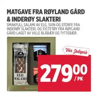 Jacobs Matgave fra røyland gård & inderøy slakteri tilbud