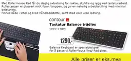 Kontorspar contour Tastatur Balance trådløs tilbud