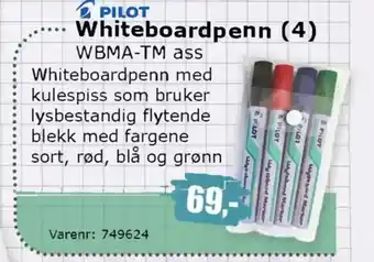 Kontorspar PILOT Whiteboardpenn tilbud