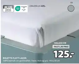 JYSK BOLETTE FLATT LAKEN tilbud