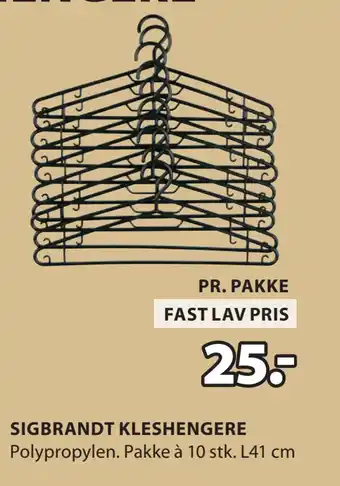 JYSK SIGBRANDT KLESHENGERE tilbud