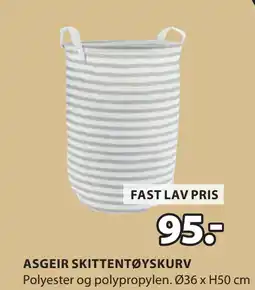 JYSK ASGEIR SKITTENTØYSKURV tilbud