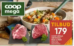 Coop Mega COOP MEGAS HØYRYGG/ BOG U/BEN tilbud