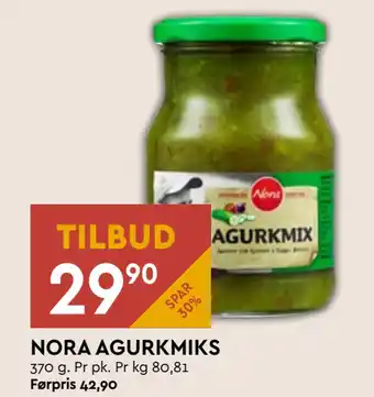 Coop Mega NORA AGURKMIKS tilbud