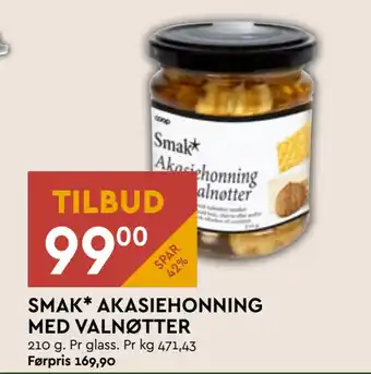 Coop Mega SMAK* AKASIEHONNING MED VALNØTTER tilbud