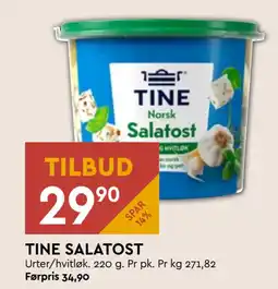 Coop Mega TINE SALATOST tilbud