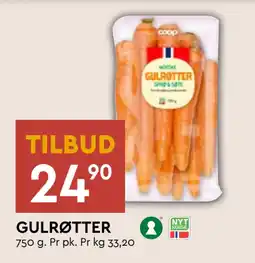 Coop Mega GULRØTTER tilbud