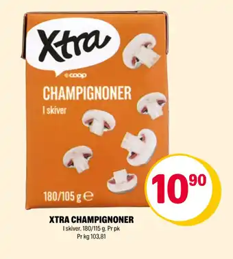 Coop Extra XTRA CHAMPIGNONER tilbud