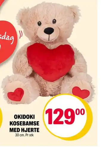 Coop Extra OKIDOKI KOSEBAMSE MED HJERTE tilbud