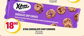 Coop Extra XTRA CHOCOLATE CHIP COOKIES tilbud